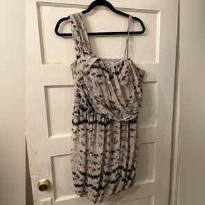 Bcbg one shoulder bubble dress